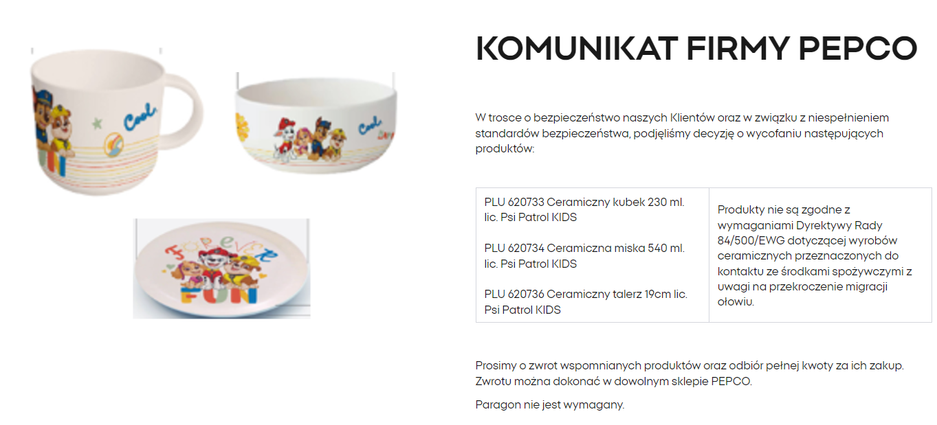 Zdjęcie Pepco wycofuje produkt dla dzieci! Zagrożenie dla zdrowia! #1