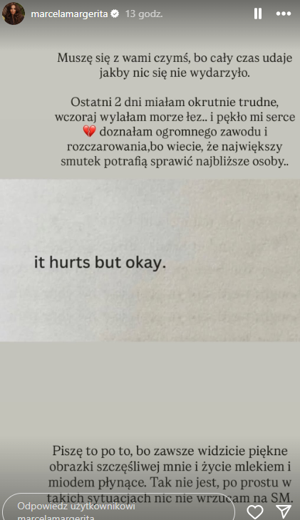Zdjęcie "Cały czas udaje" - Bolesne słowa Marceli Leszczak. Miesiąc temu ogłosiła rozstanie z Koterskim #1