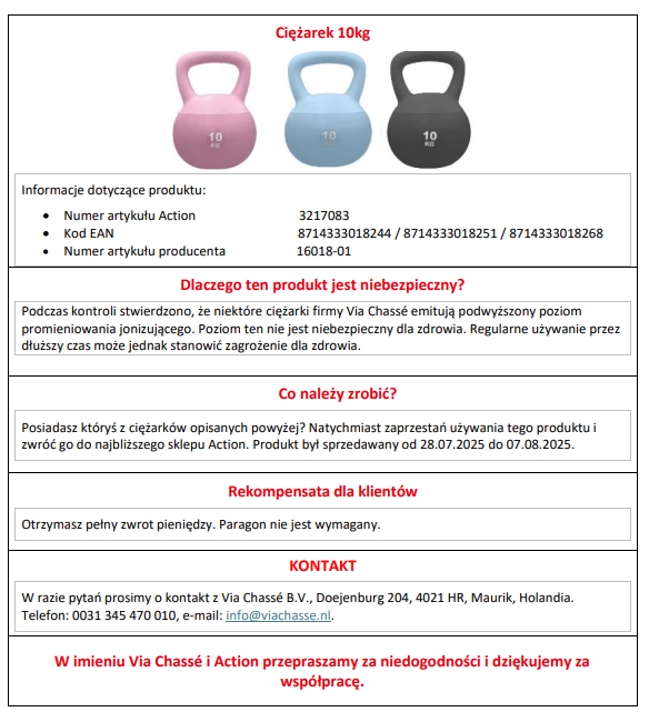 Zdjęcie Pilne ostrzeżenie od Action! Groźny produkt wycofany z oferty – sprawdź, czy masz go w domu! #1