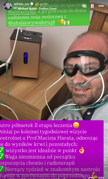 Zdjęcie "Wszystko jest idealnie, w punkt": Adrian Szymaniak przekazał dobre wieści #1
