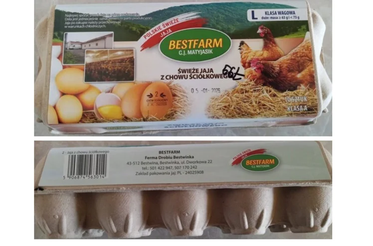 Zdjęcie GIS ostrzega! Śmiertelne niebezpieczeństwo! Salmonella wykryta w jajach! #1