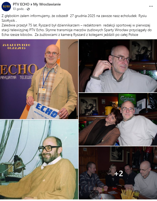 Zdjęcie Nie żyje Ryszard Szołtysik – dziennikarz, reżyser i aktor związany ze „Światem według Kiepskich” #1