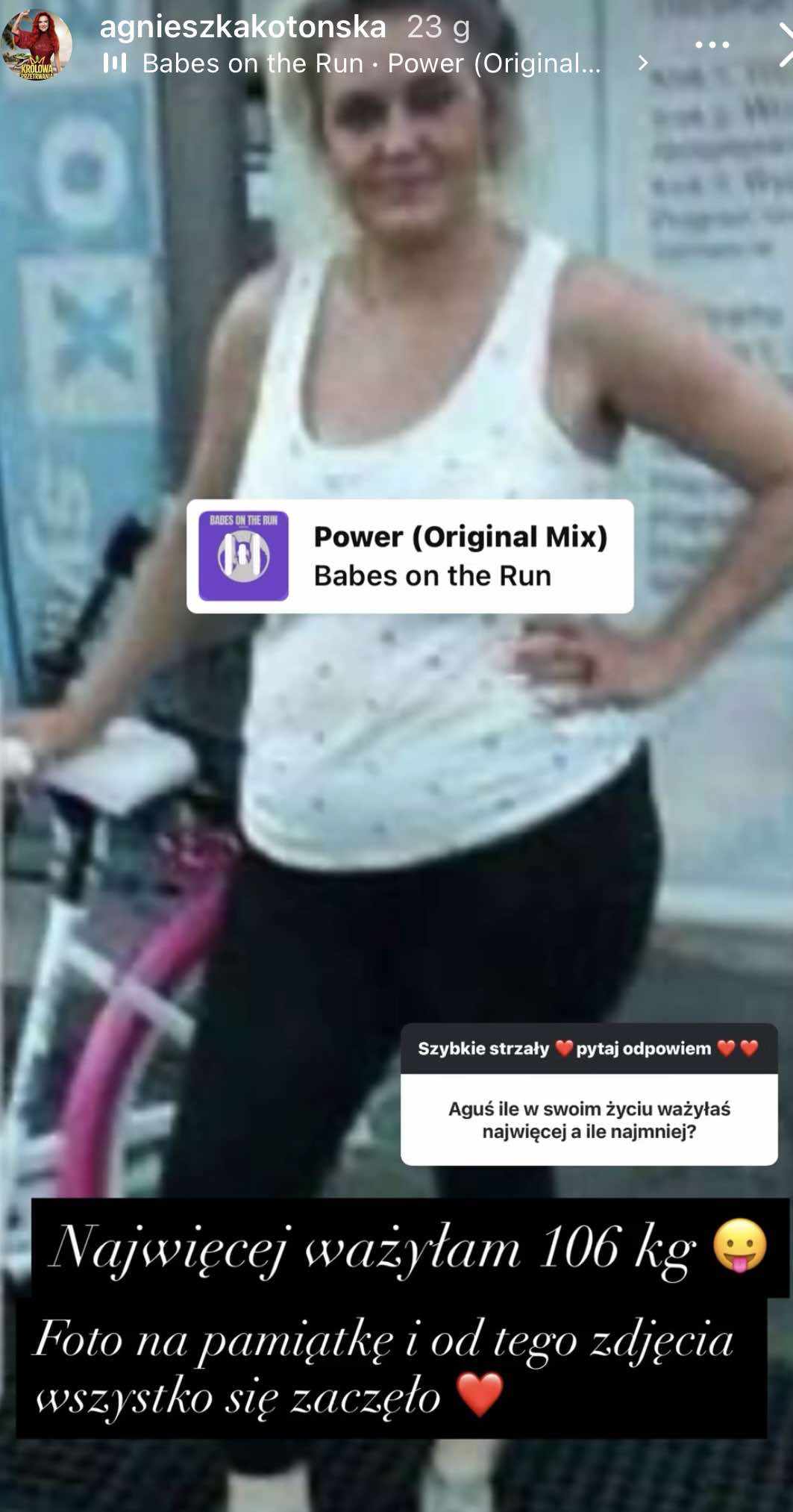 Zdjęcie Agnieszka Kotońska pokazała, jak wyglądała, gdy ważyła 106 kg! Dzisiaj aż trudno w to uwierzyć! #1